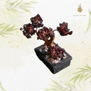 Arbre de vie cornaline dans un pot