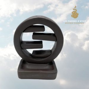 Porte encens céramique zen cercle de vie backflow
