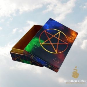 Boîte à oracles pentagramme (15x10cm)