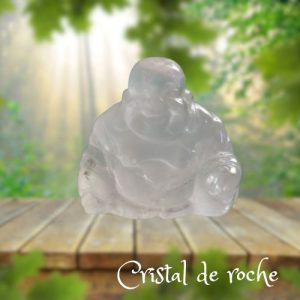 Bouddha cristal de roche