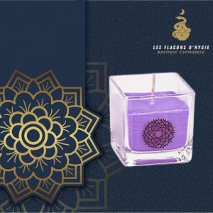 Bougie parfumee 7eme chakra