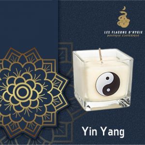 Bougie parfumee yin yang