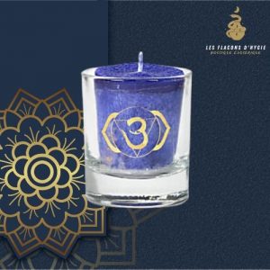 Bougie votive 6eme chakra