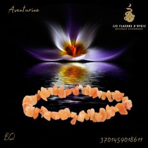Bracelet bq aventurine orange ab