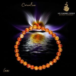 Bracelet b 06mm cornaline
