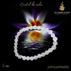 Bracelet b 06mm cristal de roche a