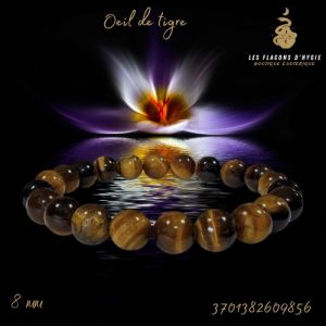 Bracelet b 08mm oeil de tigre aa