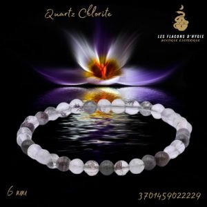 Bracelet b 06mm quartz chlorite