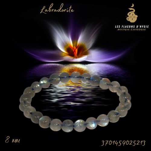 Bracelet b 08mm labradorite aaa (08.5-09.5mm)