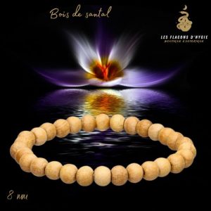 Bracelet b 08mm bois de santal