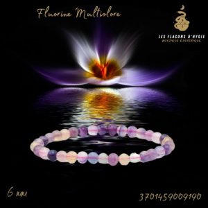 Bracelet b 06mm fluorine multicolore aa