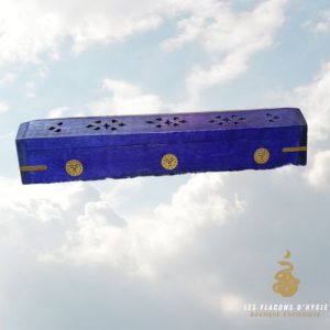 Coffre violet soleil 30 cm