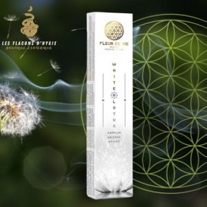 Encens fleur de vie lotus blanc