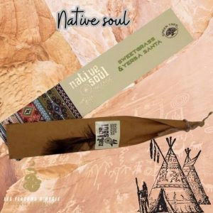 Encens native soul sweetgrass et yerba santa