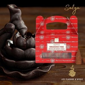Encens satya dragon fire cônes backflow