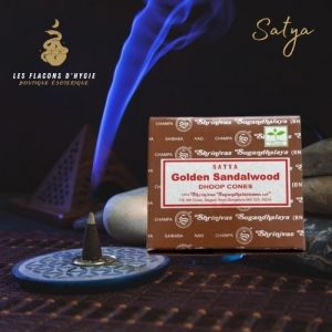 Encens satya golden sandalwood cônes