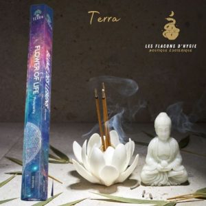 Encens terra fleur de vie hexa sans charbon