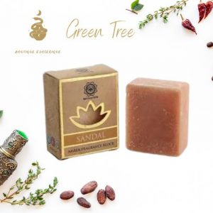 Carré de cire ambre et santal fondant green tree