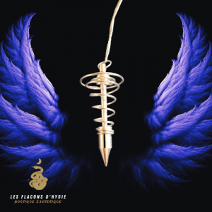 Grand pendule spirale acier