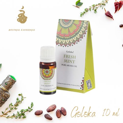 Huile parfumee goloka menthe