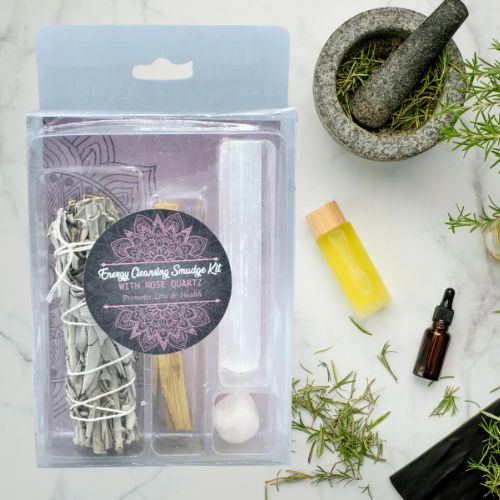 Kit de purification énergétique quartz rose