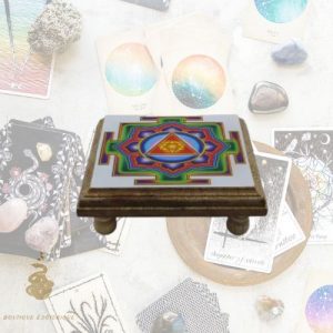 Mini table d'autel yantra