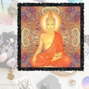Nappe d'autel bouddha 60cm x 60cm