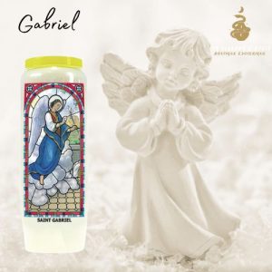 Neuvaine vitrail : saint gabriel