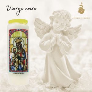 Neuvaine vitrail : vierge noire