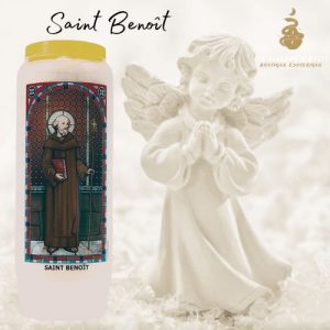 Neuvaine vitrail : saint benoit