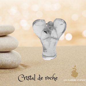 Pendentif ange cristal de roche