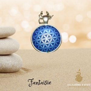 Pendentif fantaisie fleur de vie