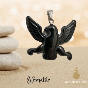 Pendentif hématite aigle impérial