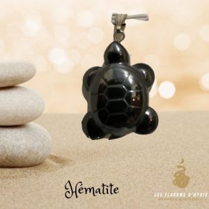 Pendentif hématite tortue