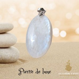 Pendentif péristérite ovale