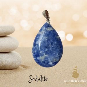 Pendentif sodalite goutte