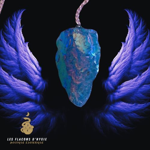 Pendule brut aqua aura