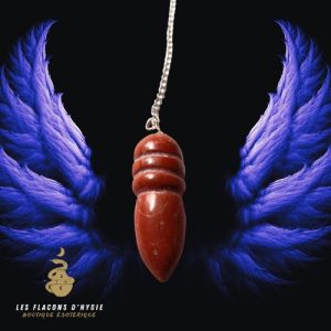 Pendule egyptien jaspe rouge