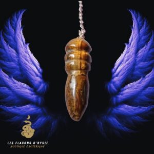 Pendule egyptien oeil de tigre