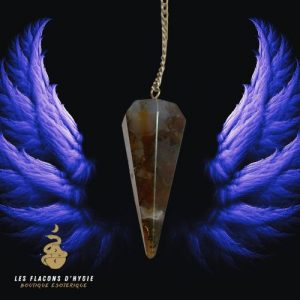 Pendule facette pierre de sang