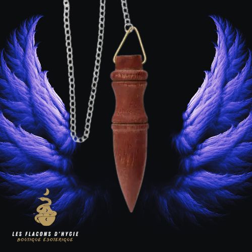 Pendule karnak bois de tipuana