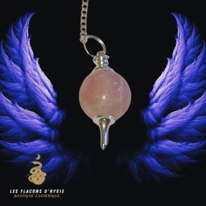 Pendule séphoroton quarz rose