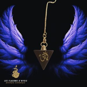 Pendule triangle vert pentacle