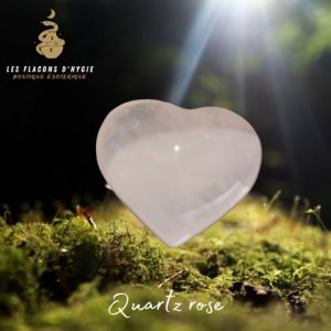 Petit coeur en quartz rose