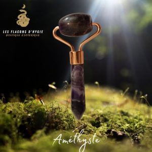 Petit rouleau de massage améthyste
