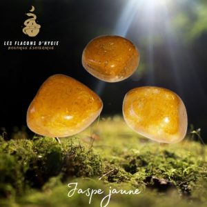 Pierre roulee jaspe jaune