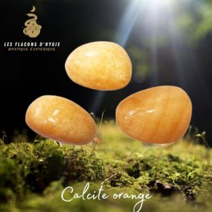 Pierre roulee calcite orange