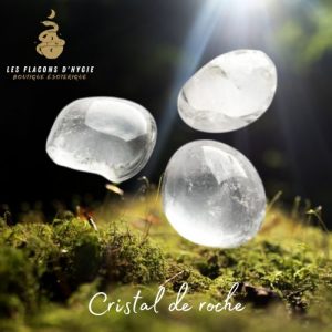 Pierre roulee cristal de roche