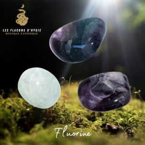 Pierre roulee fluorine multicolore