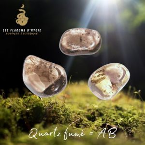 Pierre roulée quartz fumé qualité ab